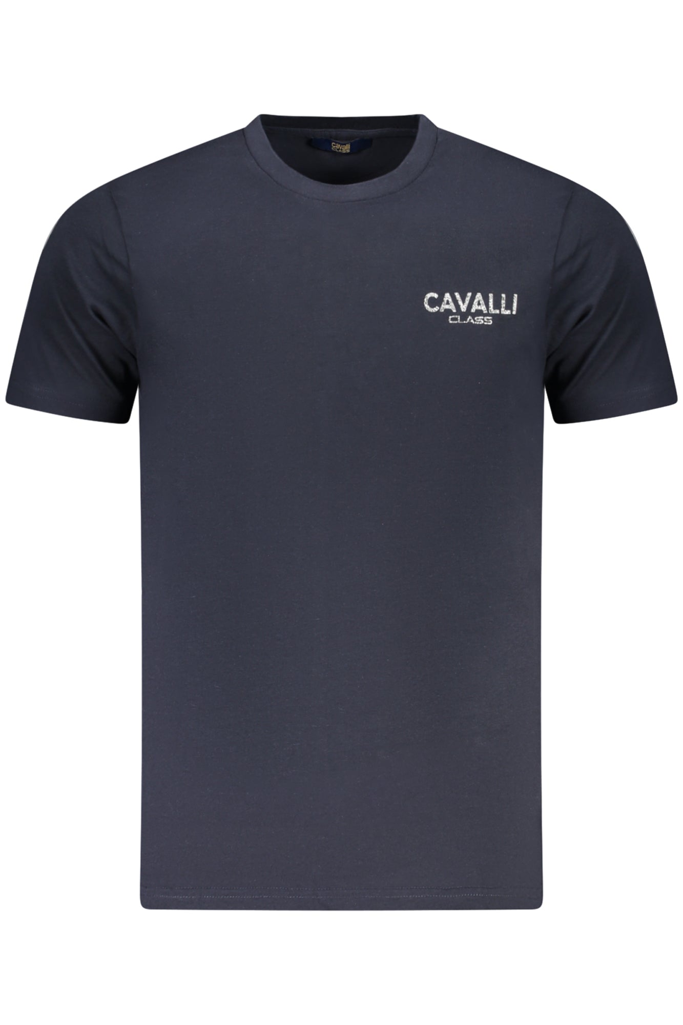 CAMISETA DE MANGA CORTA PARA HOMBRE CAVALLI CLASS AZUL