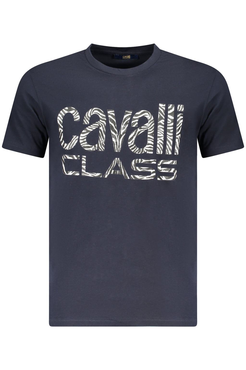 CAMISETA DE MANGA CORTA PARA HOMBRE CAVALLI CLASS AZUL