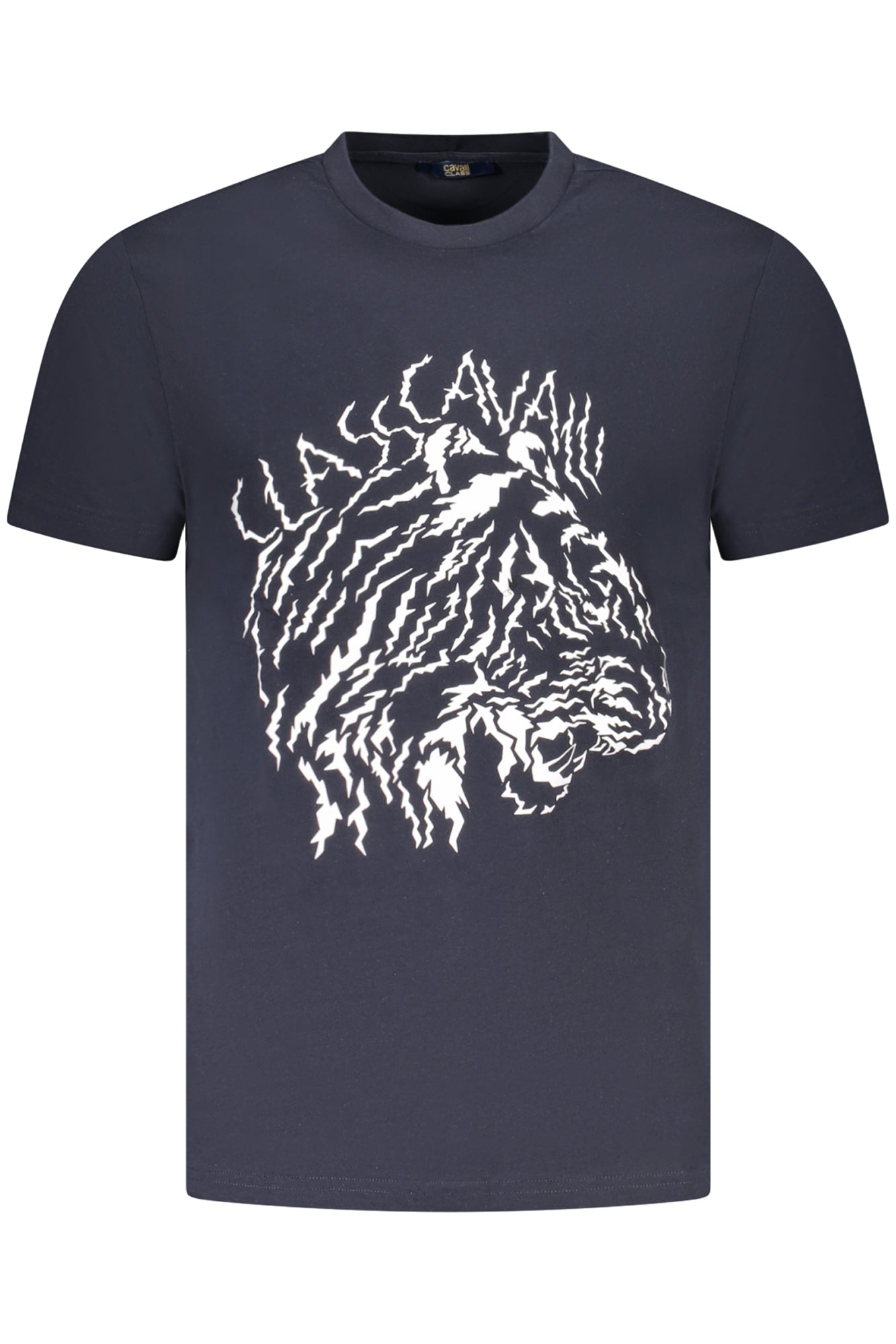 CAMISETA DE MANGA CORTA PARA HOMBRE CAVALLI CLASS AZUL