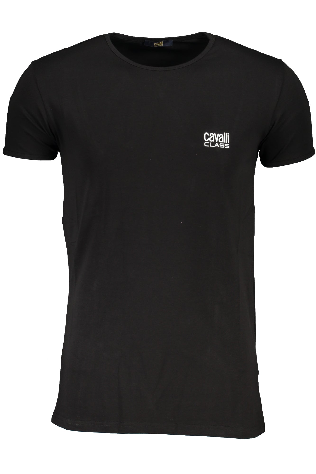 CAMISETA DE MANGA CORTA PARA HOMBRE CAVALLI CLASS NEGRA