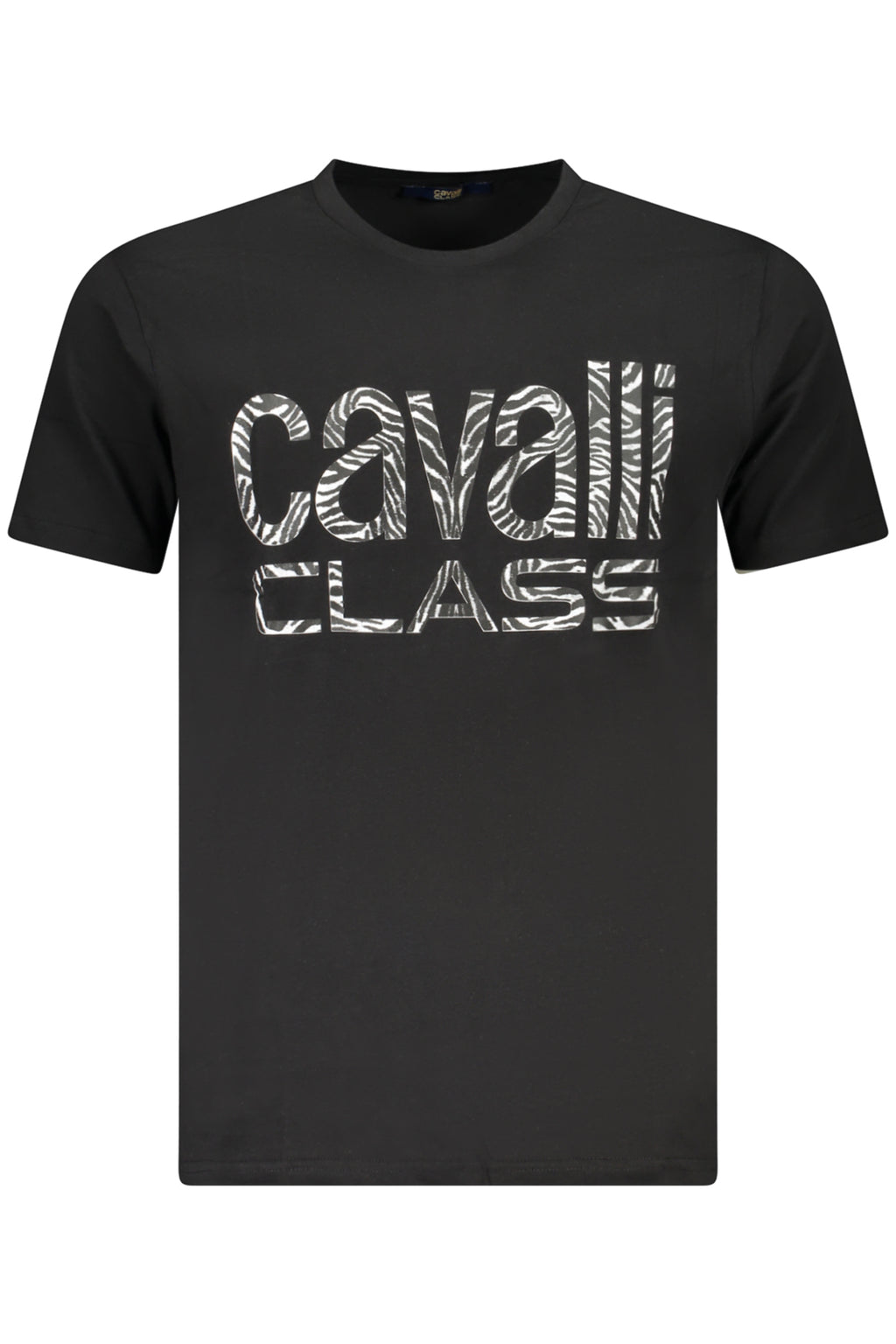 CAMISETA DE MANGA CORTA PARA HOMBRE CAVALLI CLASS NEGRA