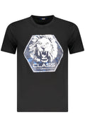 CAMISETA DE MANGA CORTA PARA HOMBRE CAVALLI CLASS NEGRA