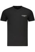 CAMISETA DE MANGA CORTA PARA HOMBRE CAVALLI CLASS NEGRA