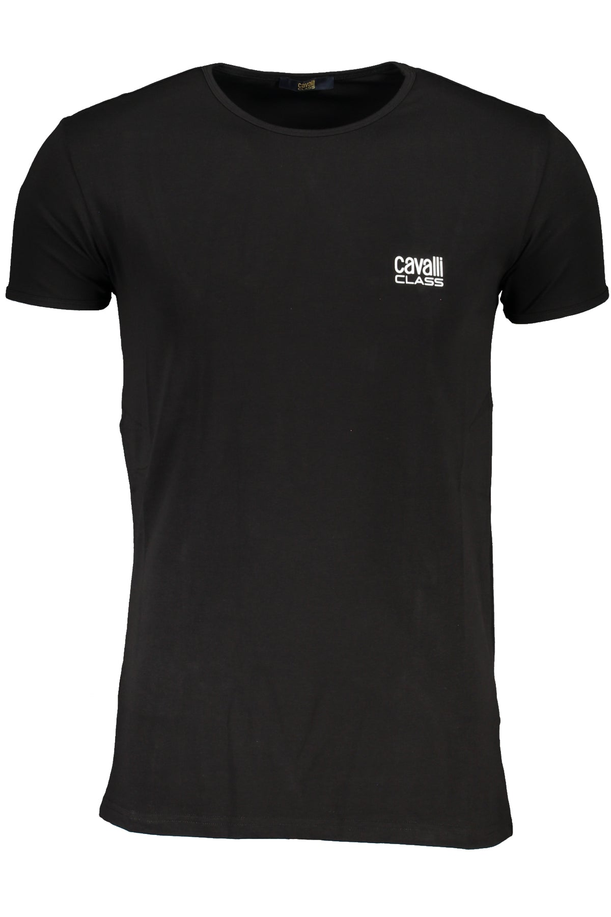 CAMISETA DE MANGA CORTA PARA HOMBRE CAVALLI CLASS NEGRA