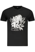 CAMISETA DE MANGA CORTA PARA HOMBRE CAVALLI CLASS NEGRA