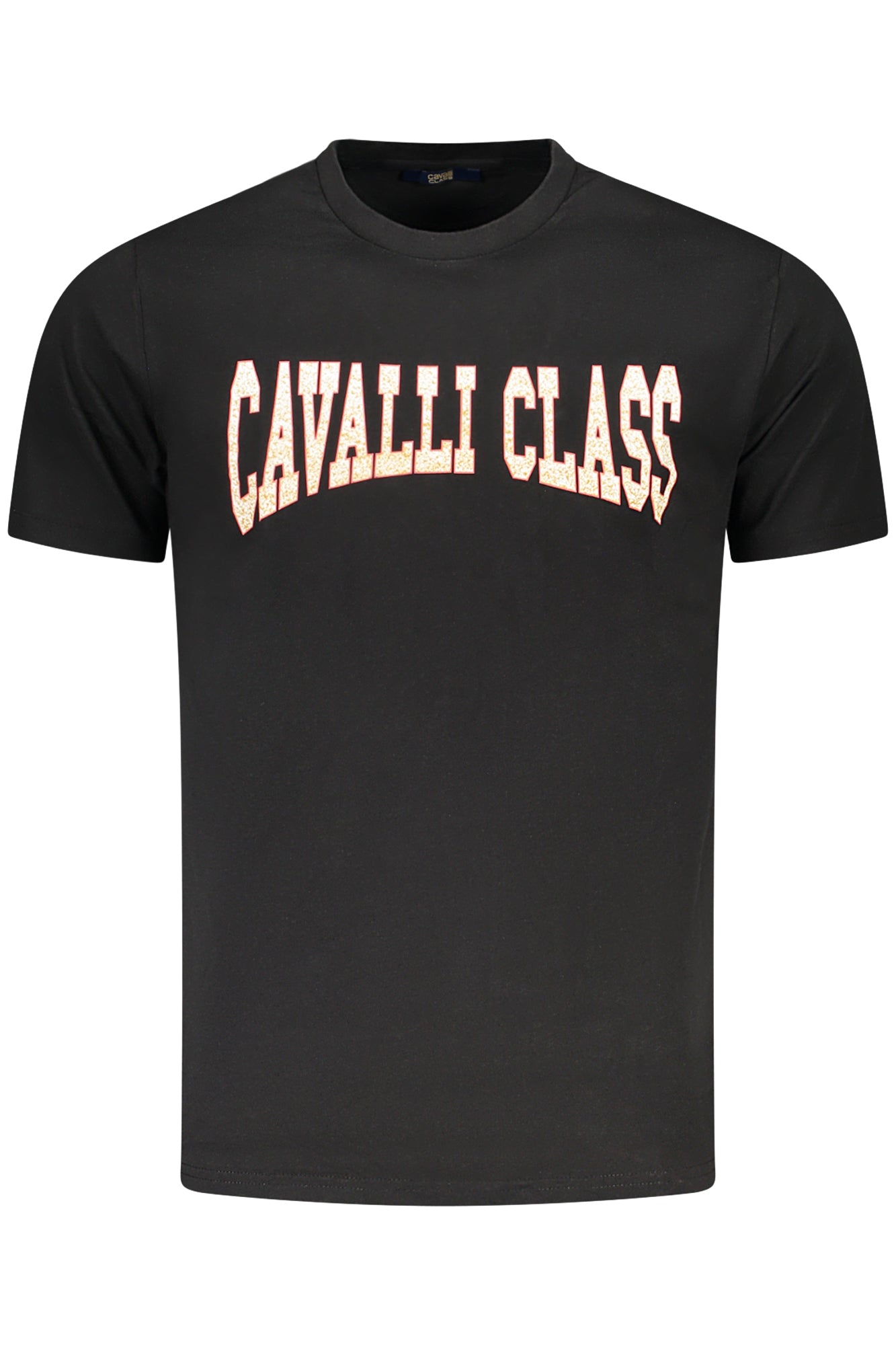 CAMISETA DE MANGA CORTA PARA HOMBRE CAVALLI CLASS NEGRA
