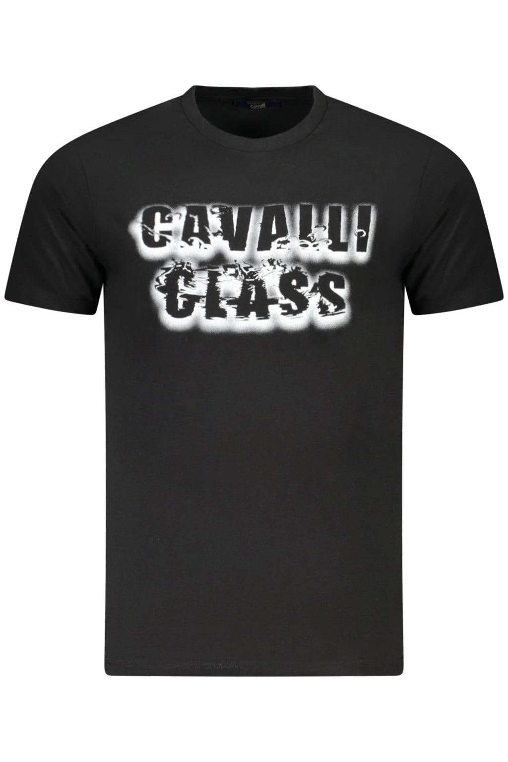 CAMISETA DE MANGA CORTA PARA HOMBRE CAVALLI CLASS NEGRA