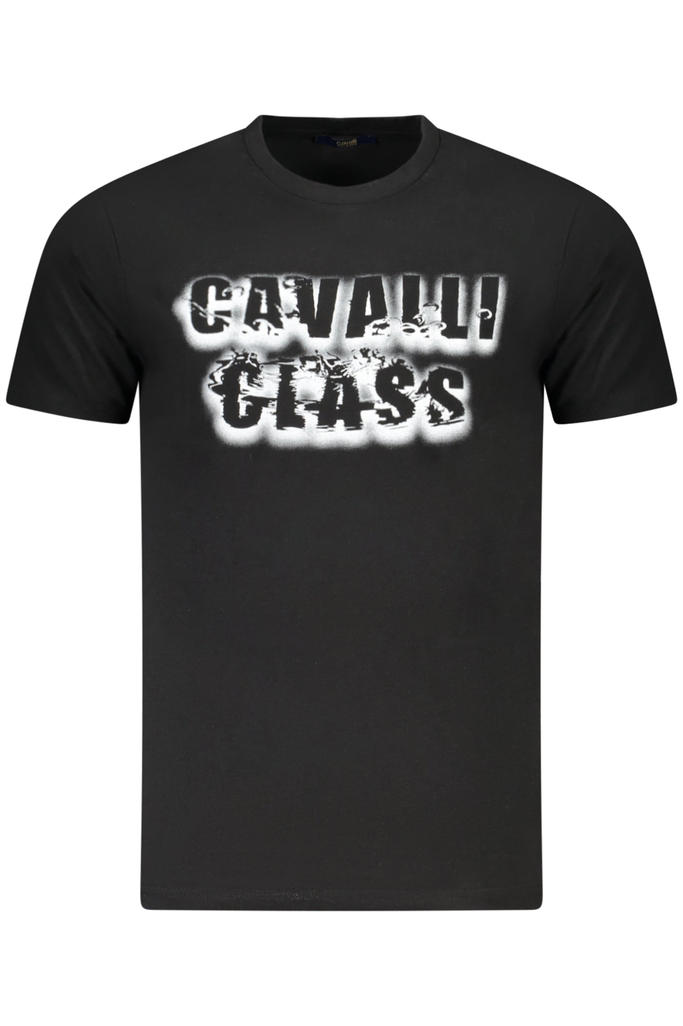 CAMISETA DE MANGA CORTA PARA HOMBRE CAVALLI CLASS NEGRA