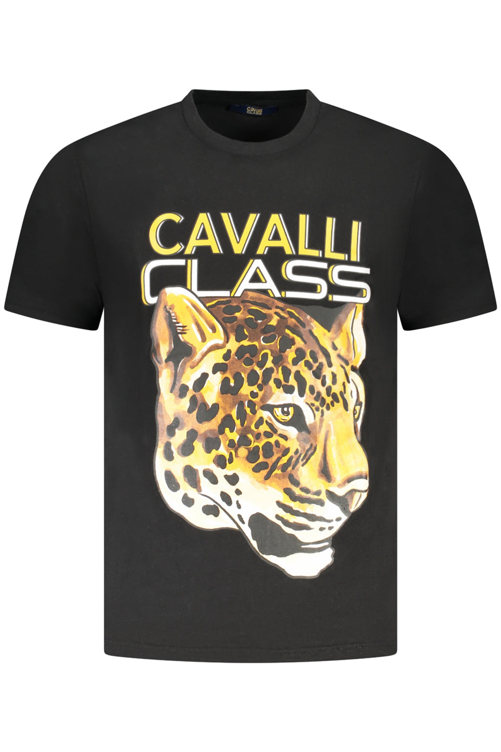 CAMISETA DE MANGA CORTA PARA HOMBRE CAVALLI CLASS NEGRA