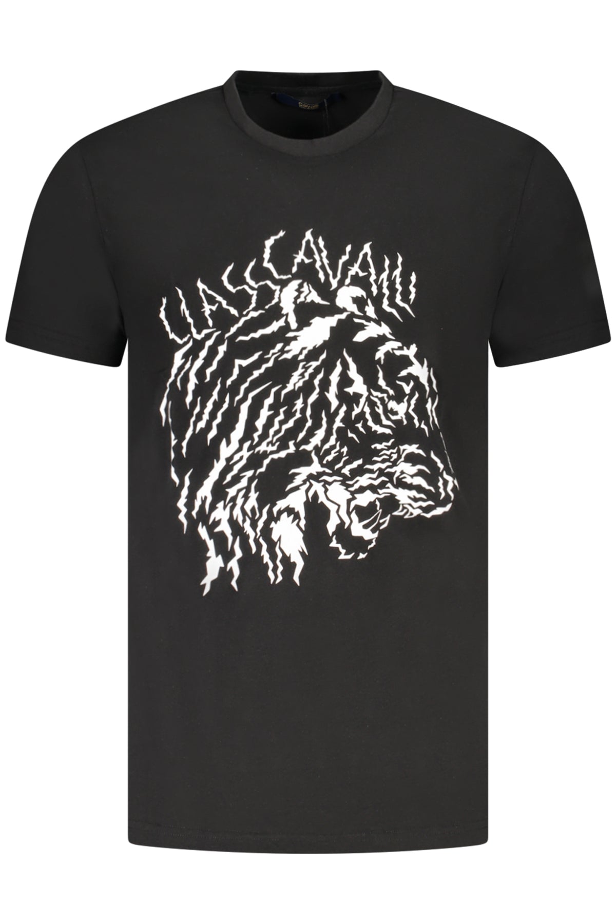 CAMISETA DE MANGA CORTA PARA HOMBRE CAVALLI CLASS NEGRA