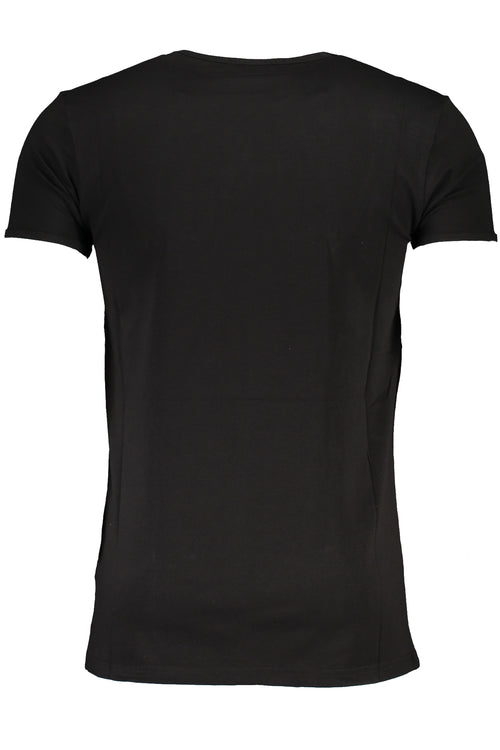 ""CAVALLI CLASS T-SHIRT MANICHE CORTE UOMO NERO""