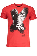 CAMISETA DE MANGA CORTA PARA HOMBRE CAVALLI CLASS, ROJA