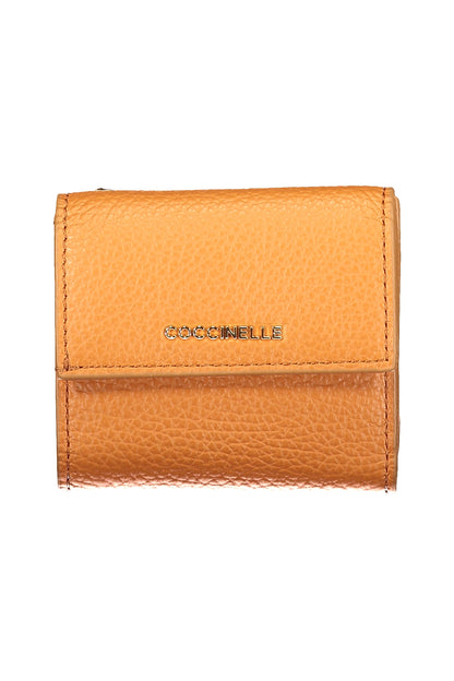 PORTEFEUILLE ORANGE POUR FEMME COCCINELLE