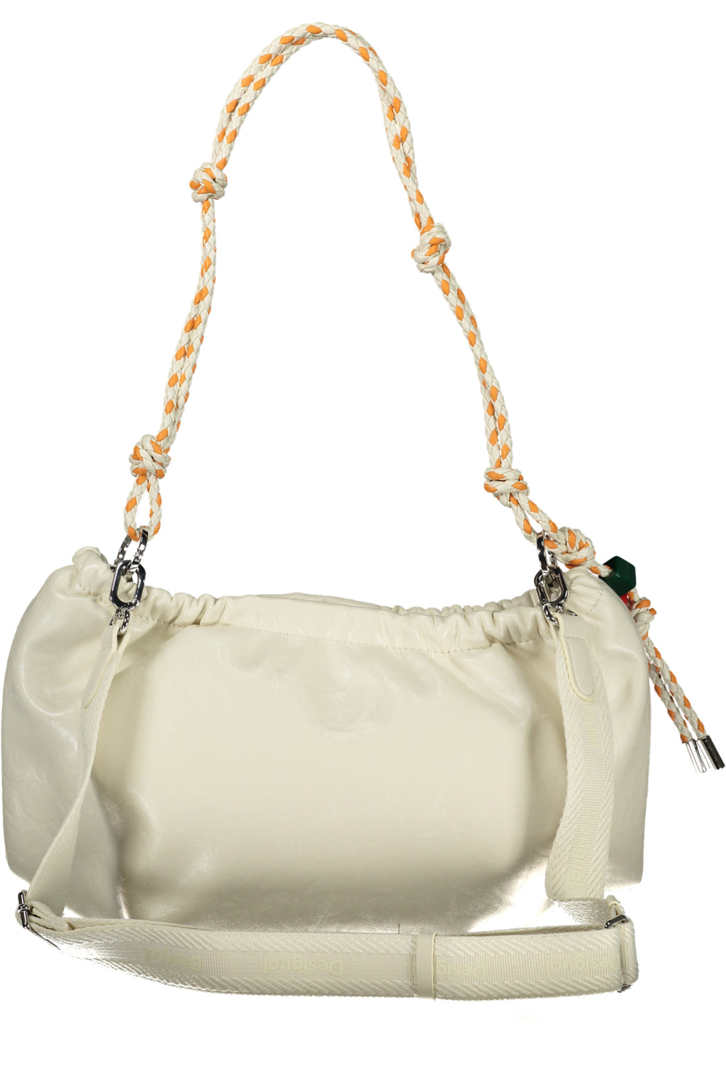 BOLSO WAVERLY ECRU CON MITAD DEL LOGOTIPO DESIGUAL