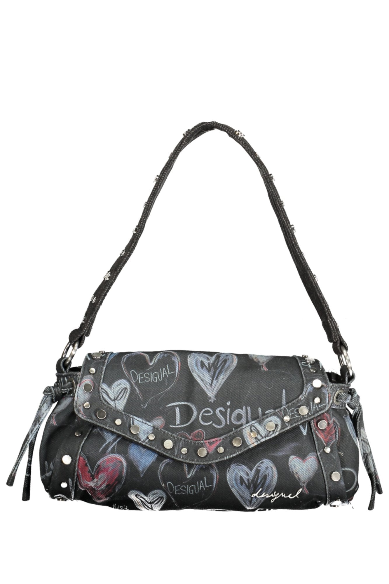 BOLSO MINI CON SOLAPA RODIO NARON COLOR BORGOÑA DESIGUAL