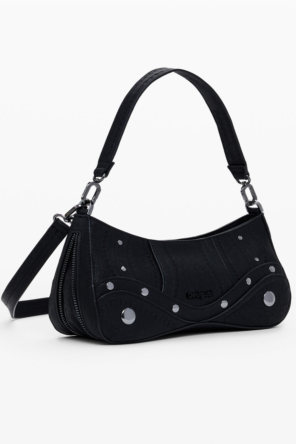 BOLSO ALSACIA CON PARCHE BORDADO DESIGUAL