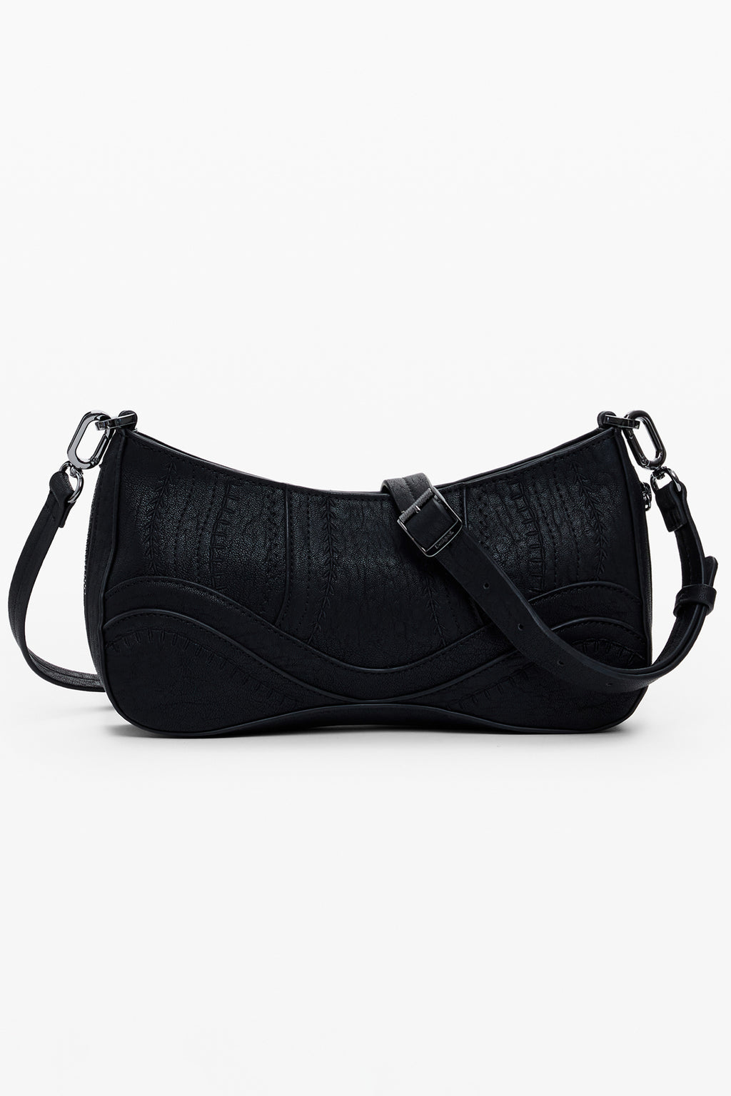 BOLSO ALSACIA CON PARCHE BORDADO DESIGUAL