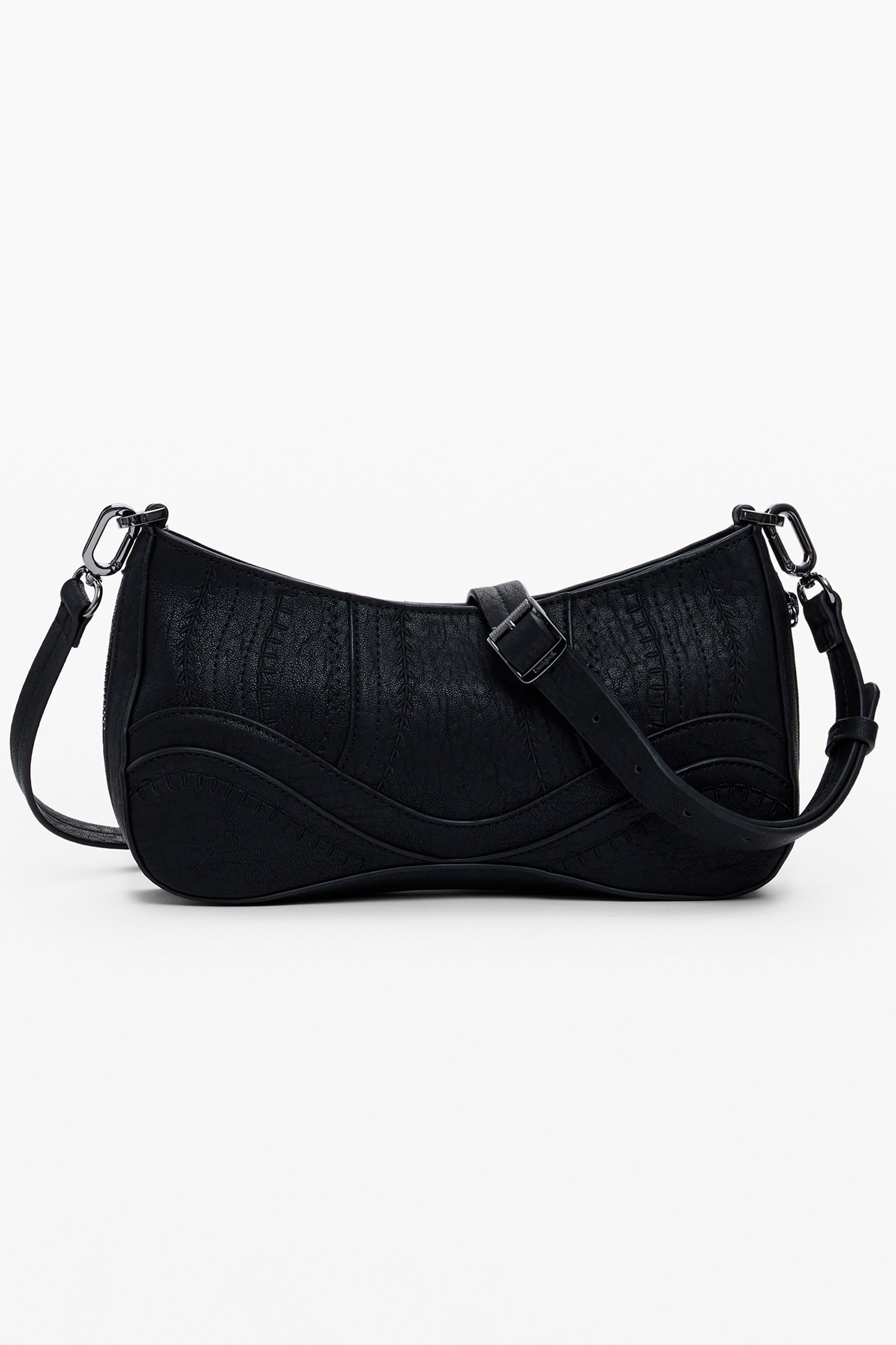 BOLSO ALSACIA CON PARCHE BORDADO DESIGUAL