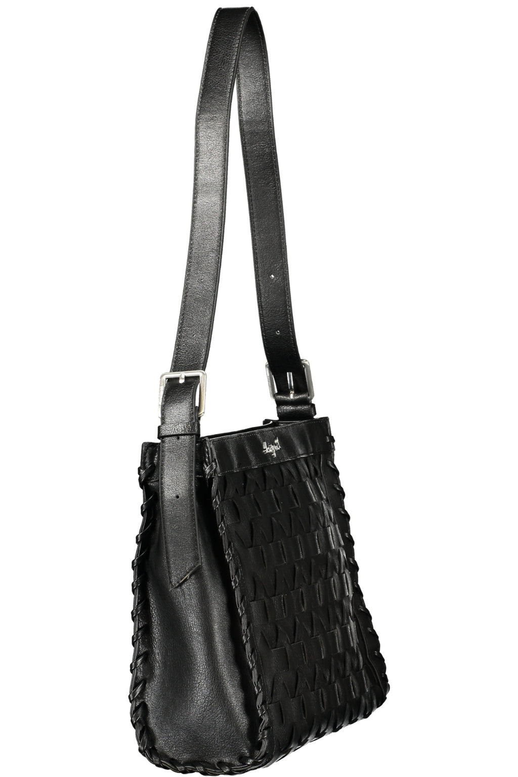 BOLSO BUXTON NEGRO DE ARGÓN DESIGUAL