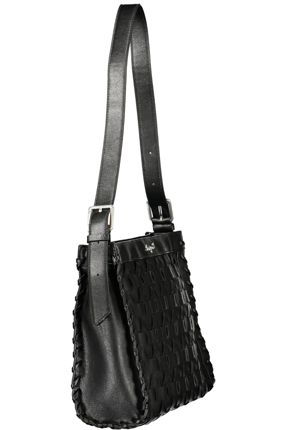 BOLSO BUXTON NEGRO DE ARGÓN DESIGUAL