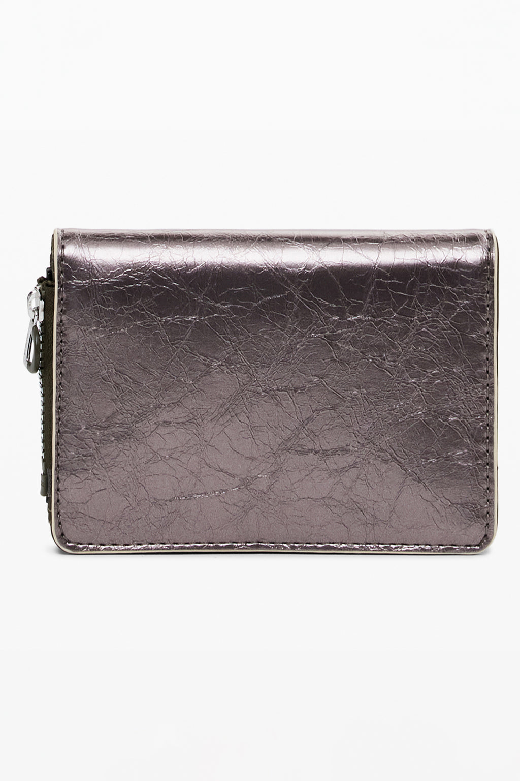 CARTERA CÁPSULA GRETA TINY CON CREMALLERA DESIGUAL
