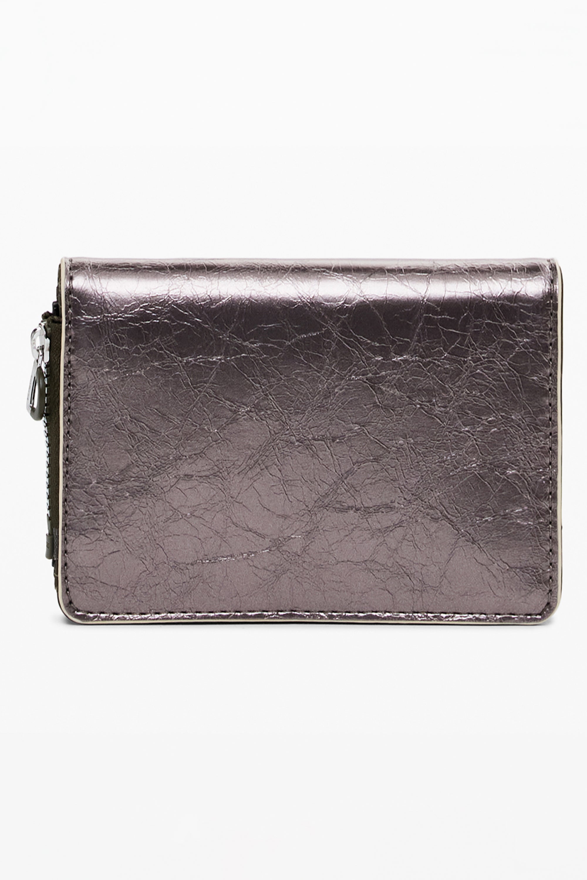 CARTERA CÁPSULA GRETA TINY CON CREMALLERA DESIGUAL