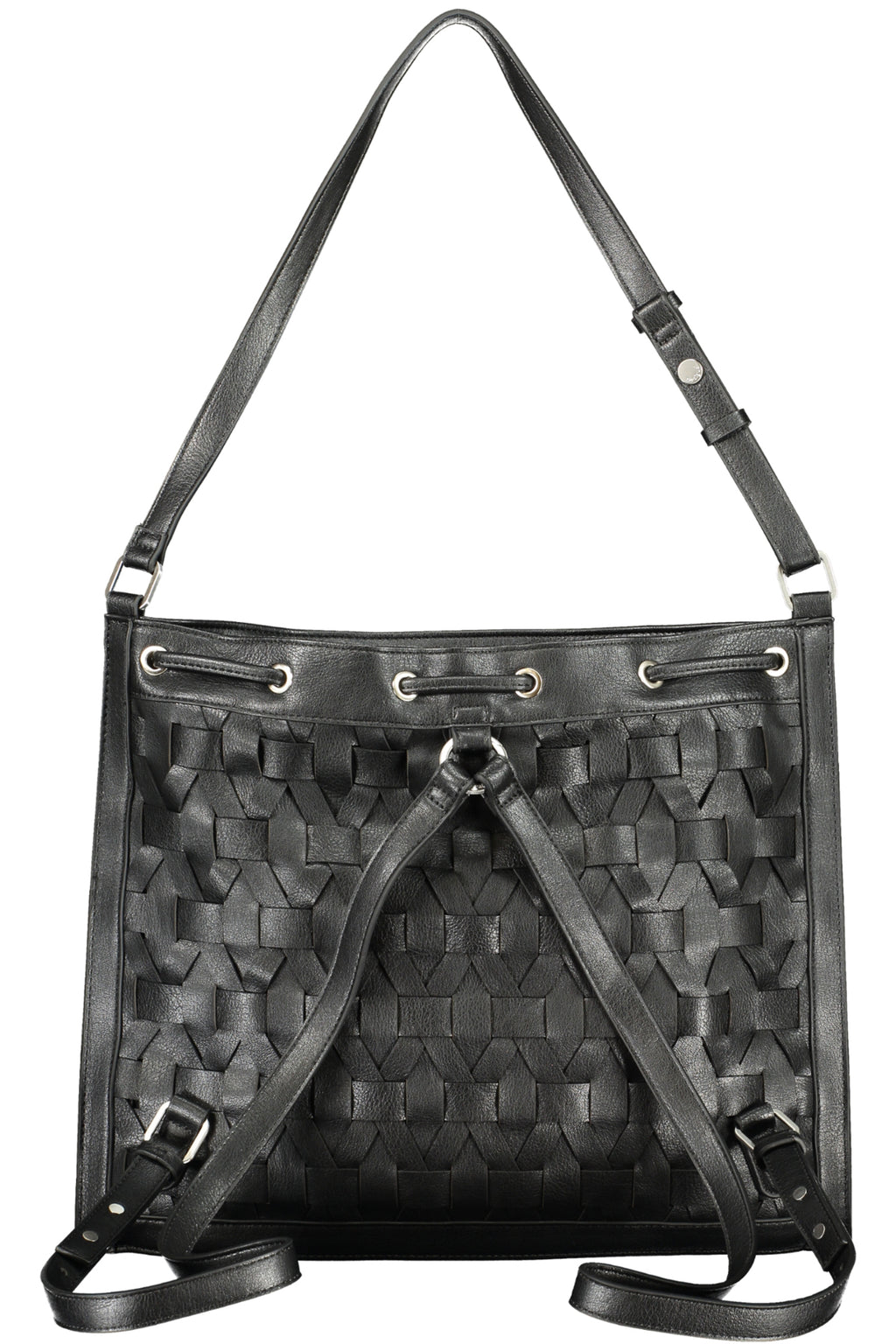 MOCHILA HARLAN NEGRA DE ARGÓN DESIGUAL