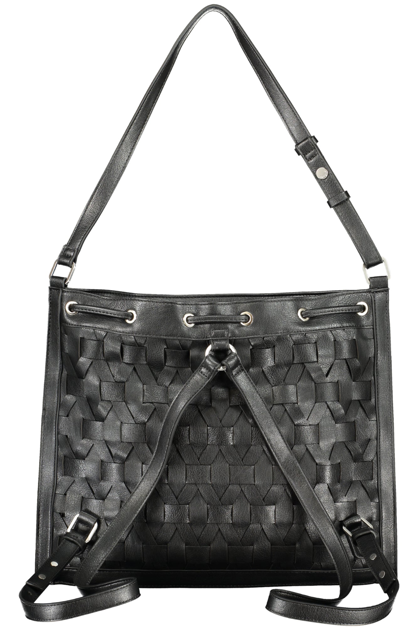 MOCHILA HARLAN NEGRA DE ARGÓN DESIGUAL