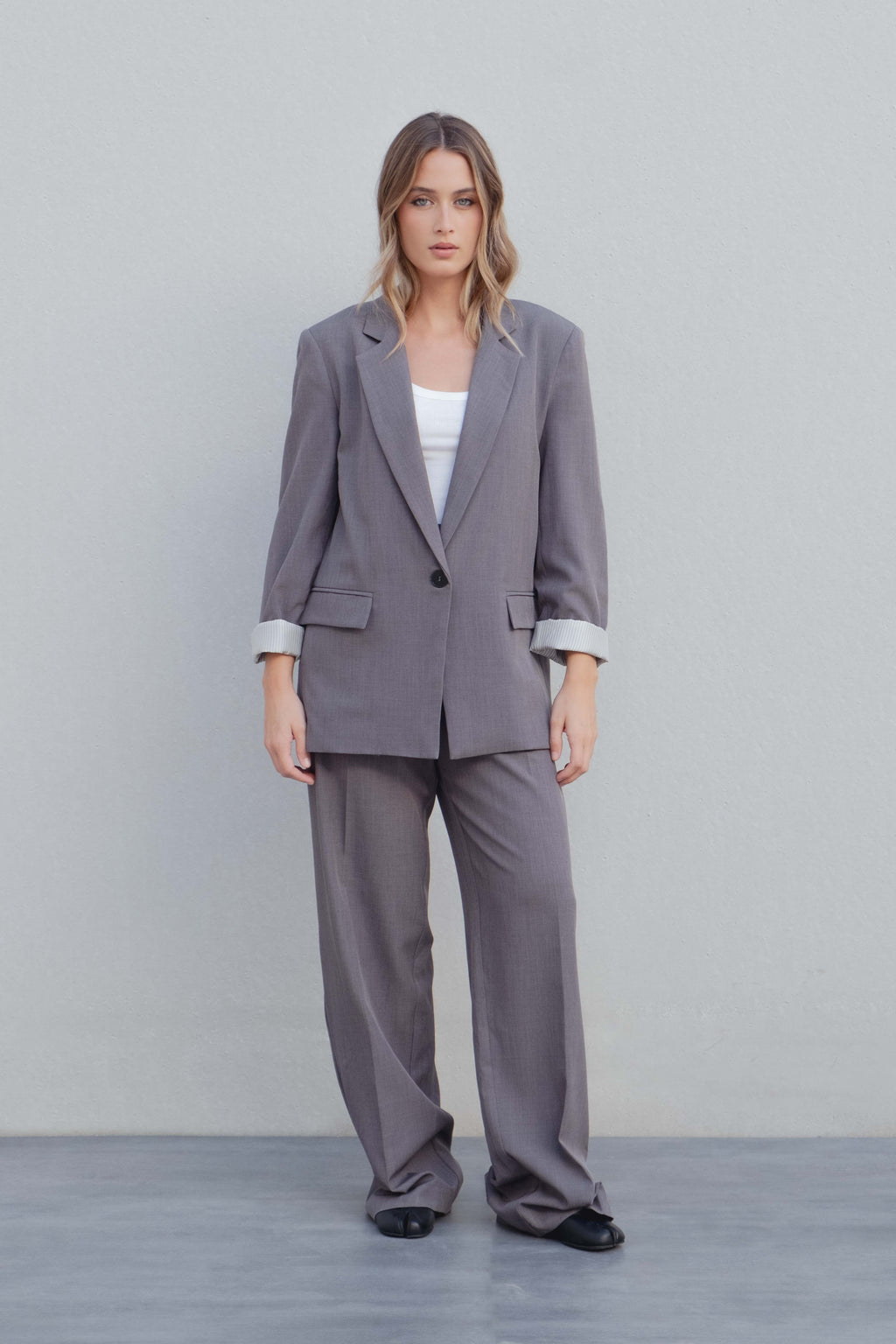 BLAZER PUÑO ESTAMPADO
