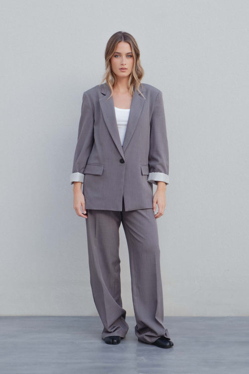 BLAZER PUÑO ESTAMPADO