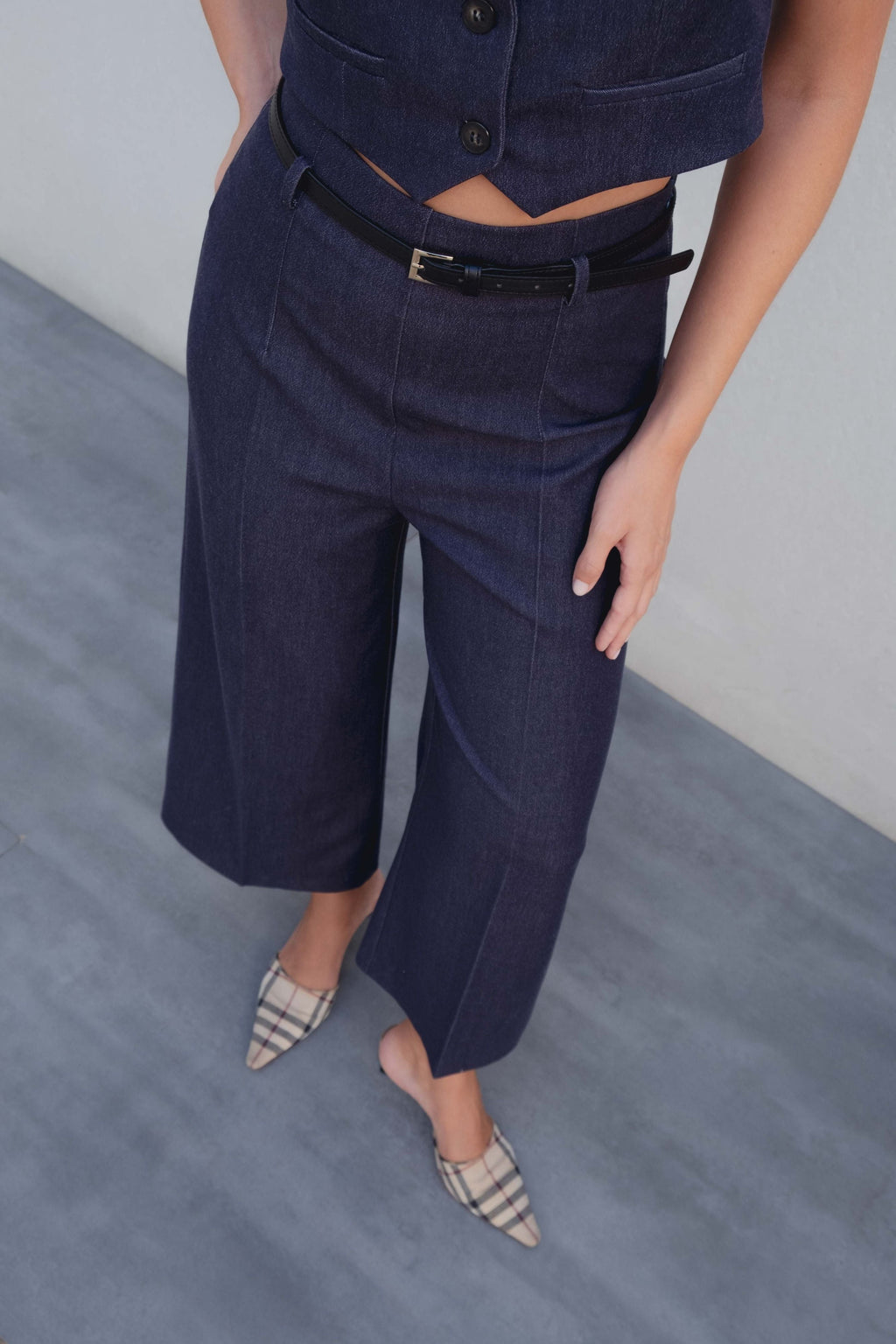 CHALECO CORTO DENIM