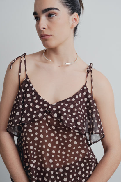 TOP VOLANTE ESTAMPADO