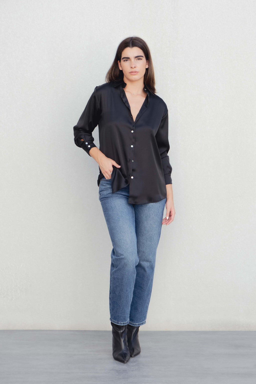 CAMISA SATINADA