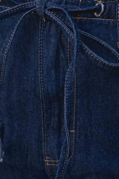 PANTALON FLUIDO EFECTO DENIM