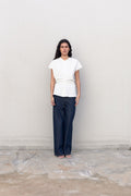 Bluse mit Raffung