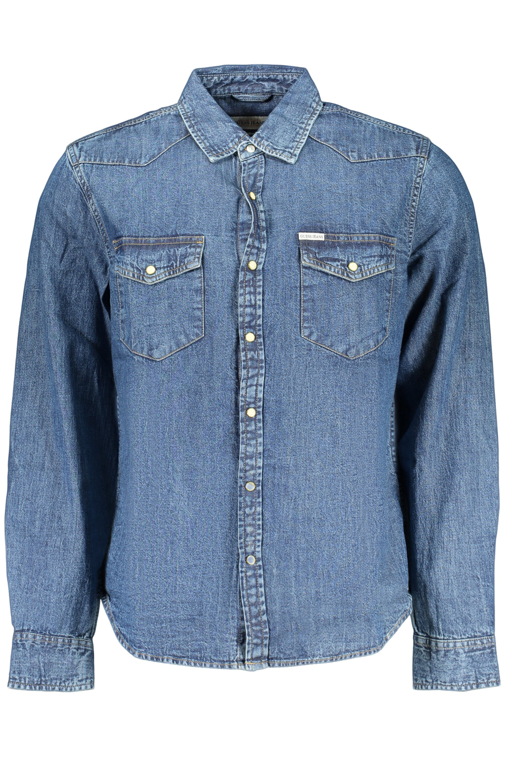 GUESS JEANS Camisas Hombre Azul
