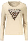 GUESS JEANS Camisetas Mujer Beige