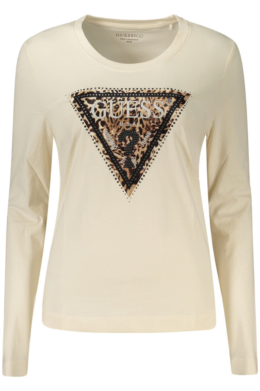 GUESS JEANS Camisetas Mujer Beige
