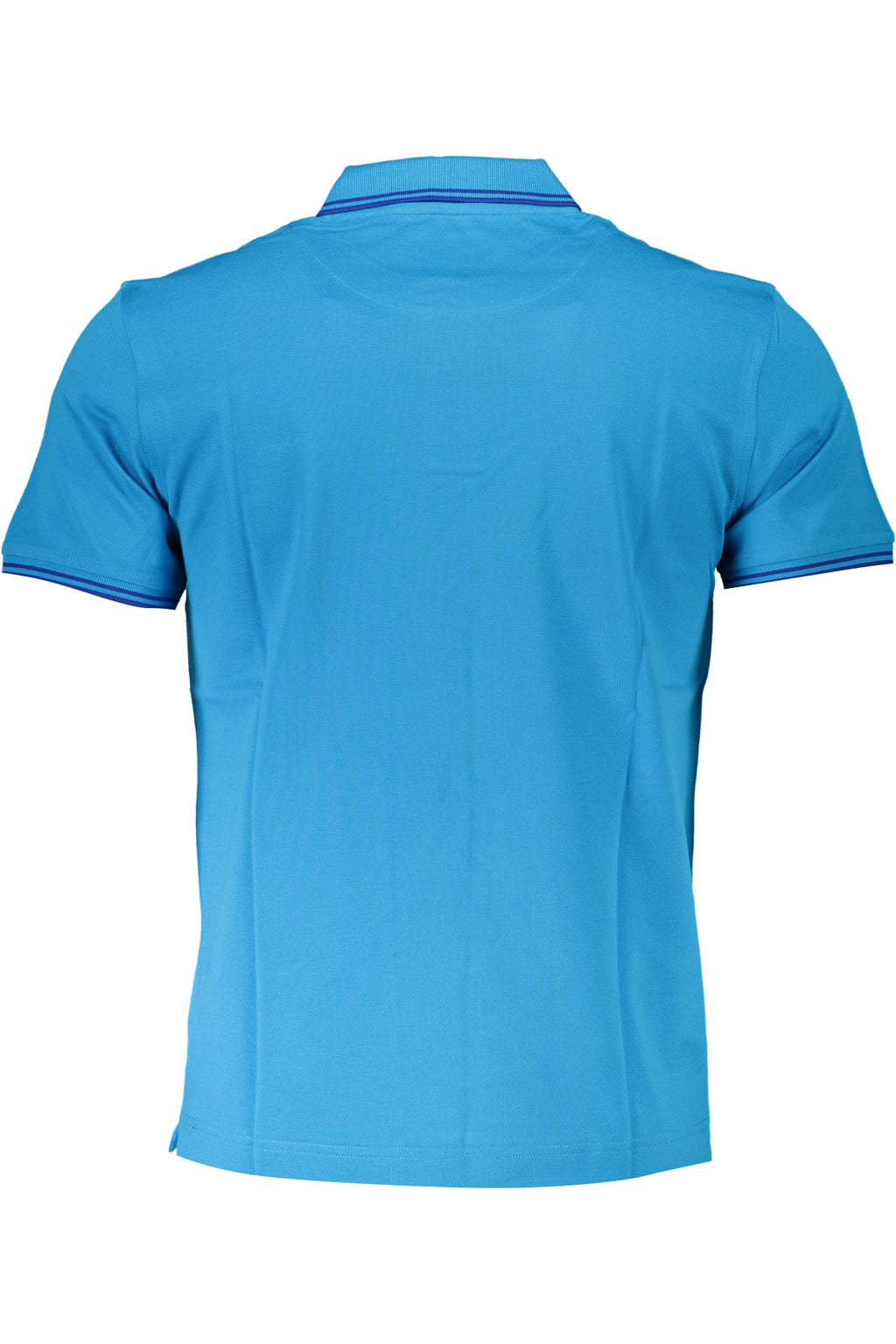 ""HARMONT & BLAINE POLO MANICHE CORTE UOMO AZZURRO""