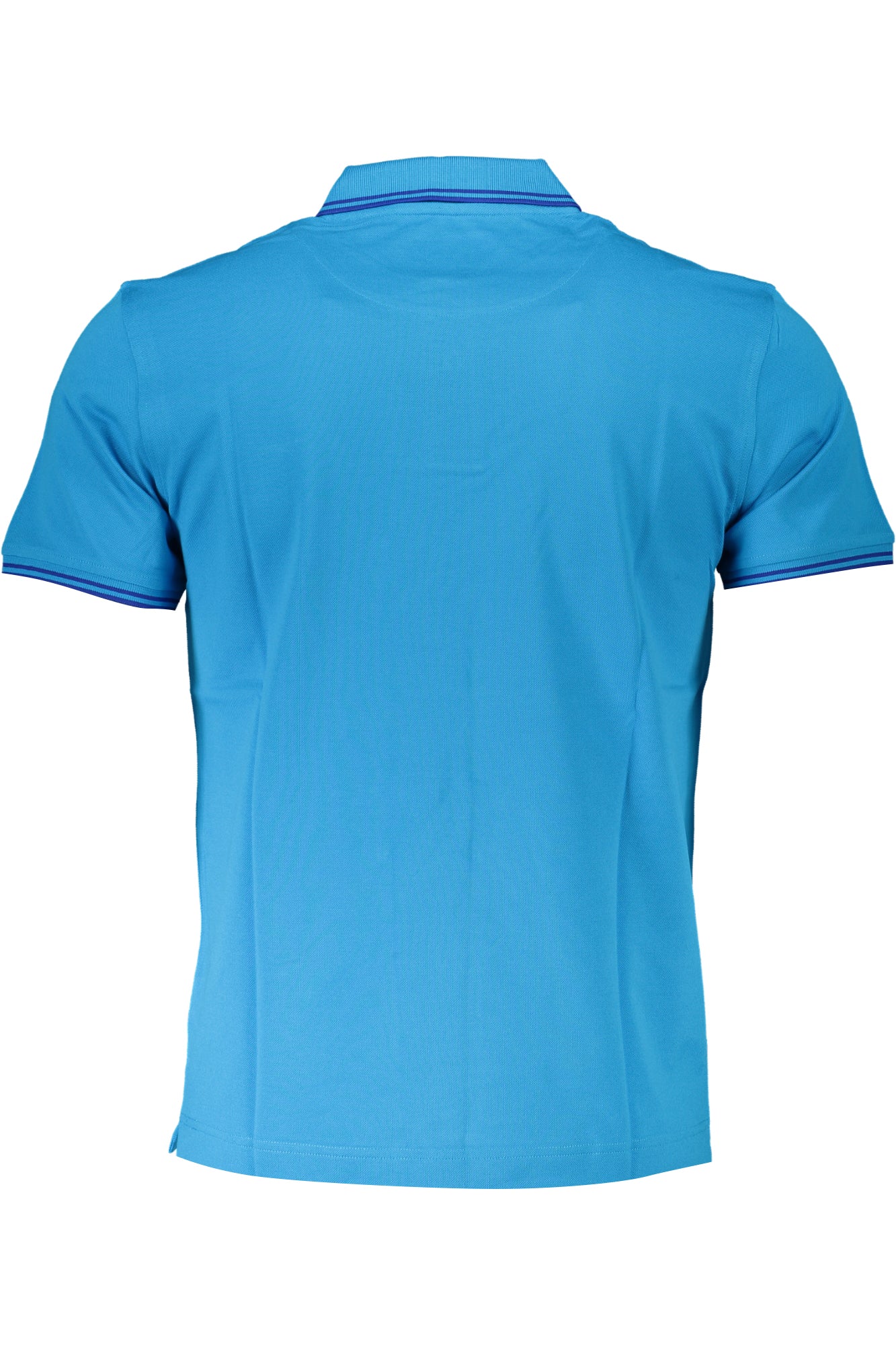 ""HARMONT & BLAINE POLO MANICHE CORTE UOMO AZZURRO""