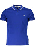 ""HARMONT & BLAINE POLO MANICHE CORTE UOMO BLU""