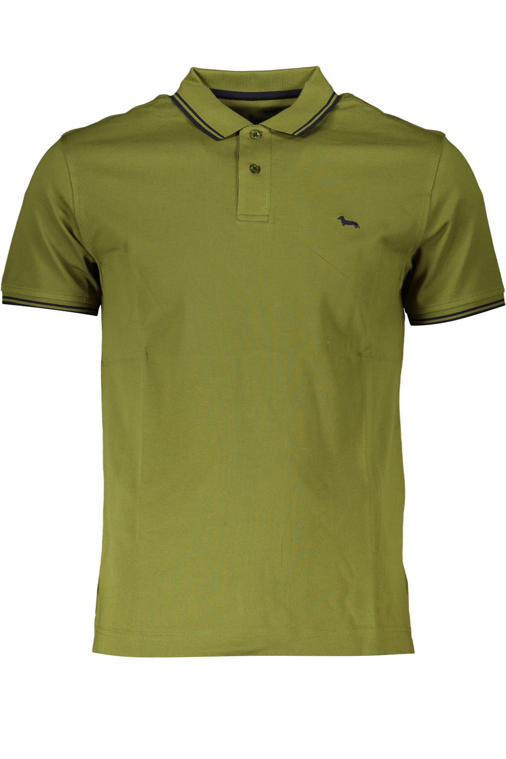 ""HARMONT & BLAINE POLO MANICHE CORTE UOMO VERDE""