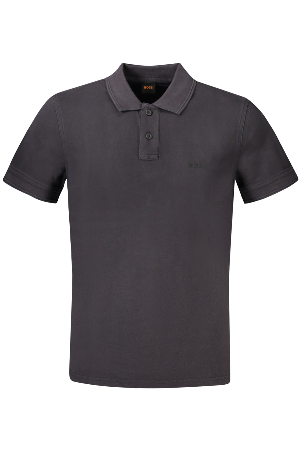 Polo de manga corta para hombre Hugo Boss, color negro.
