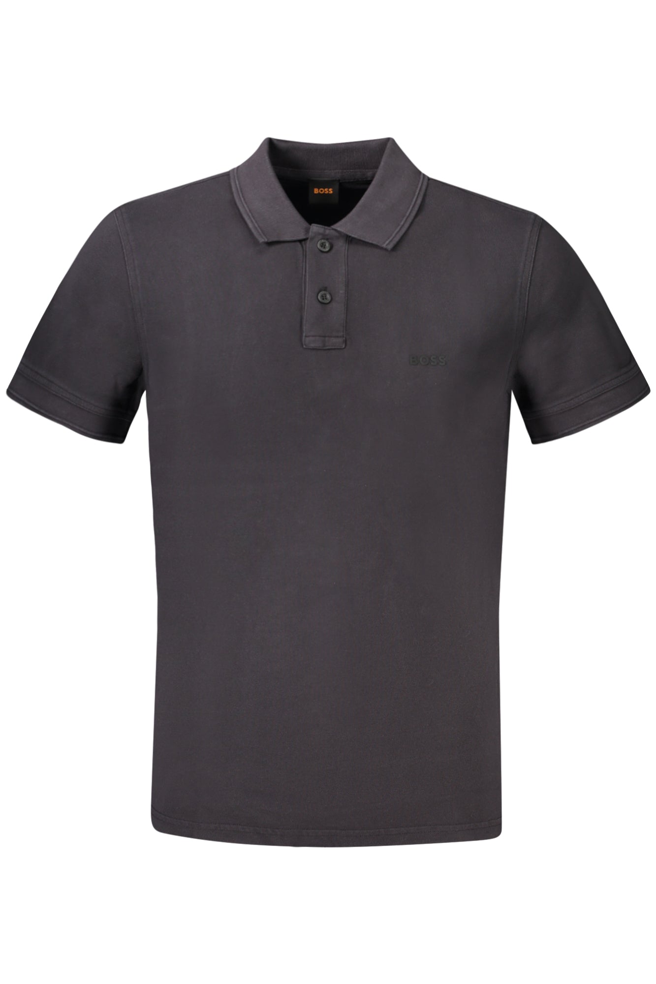 Polo de manga corta para hombre Hugo Boss, color negro.