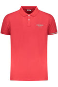 Polo de manga corta para hombre Iceberg, color rojo.