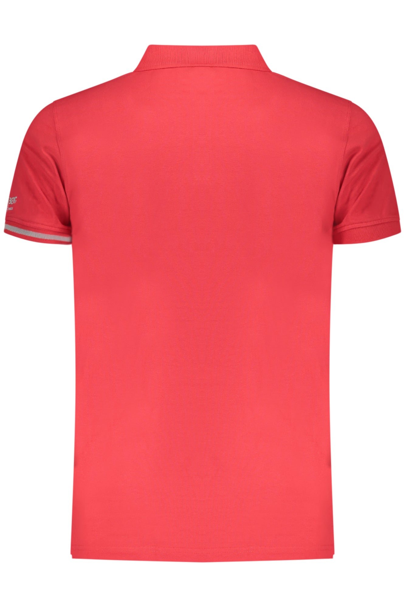 Polo de manga corta para hombre Iceberg, color rojo.