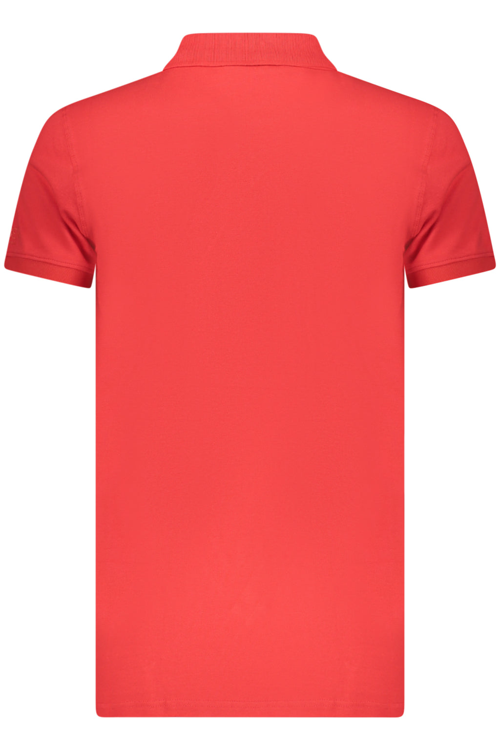 Polo de manga corta para hombre Iceberg, color rojo.