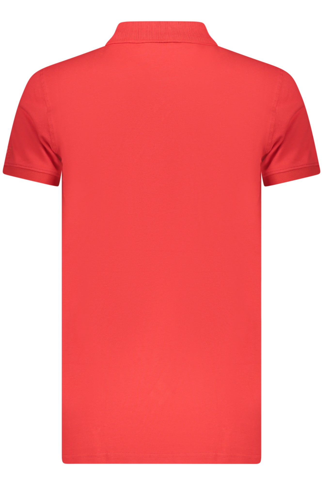 Polo de manga corta para hombre Iceberg, color rojo.