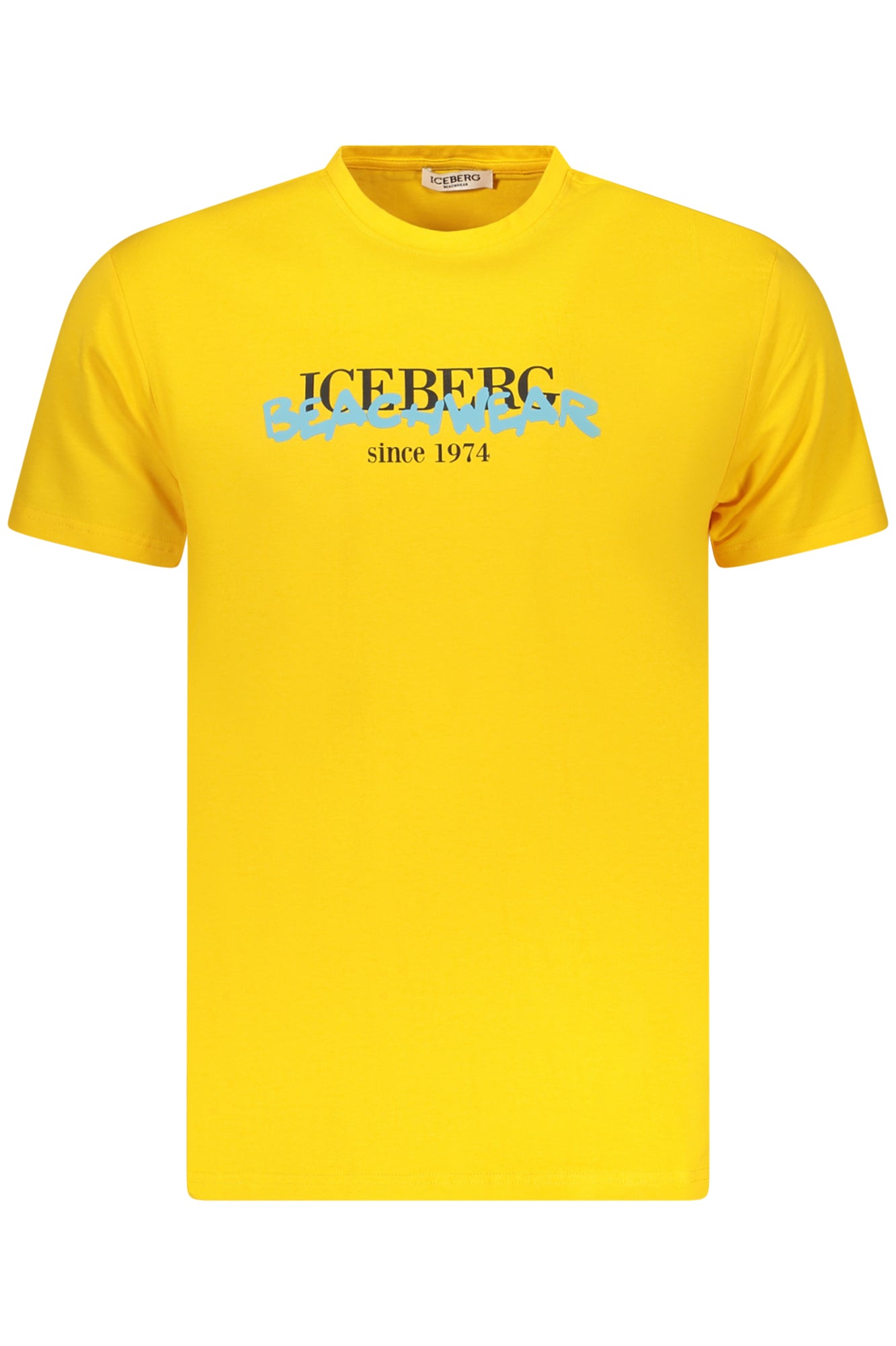 CAMISETA DE MANGA CORTA PARA HOMBRE ICEBERG AMARILLA