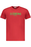 CAMISETA DE MANGA CORTA PARA HOMBRE ICEBERG, ROJA